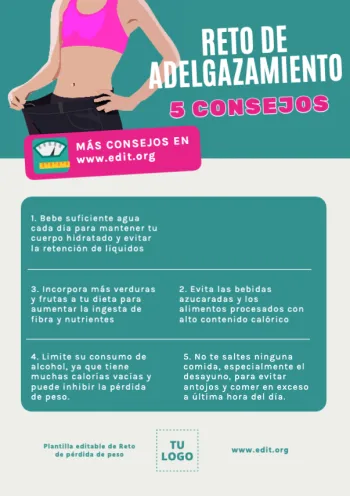Edita un cartel de Fitness