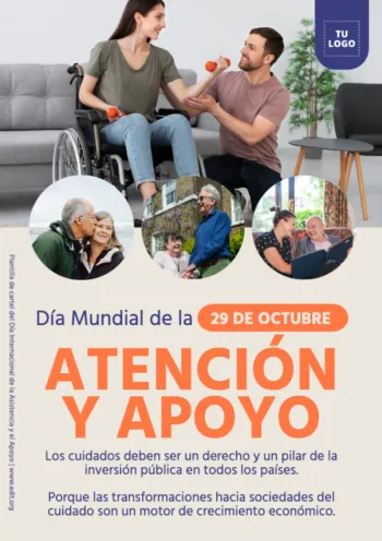 Edita un póster sobre cuidados