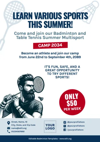 Edit a Summer Camp leaflet