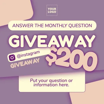 Editar una plantilla para sorteos