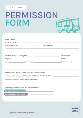 Edit a Permission Slip sample