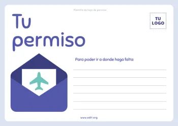 Edita una plantilla de Autorización