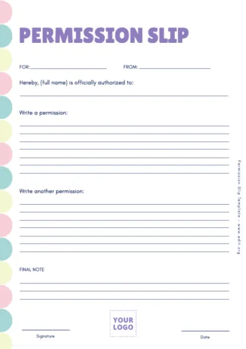 Edit a Permission Slip sample