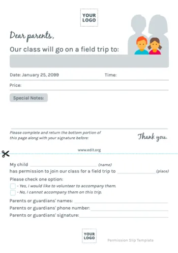 Edit a Permission Slip sample