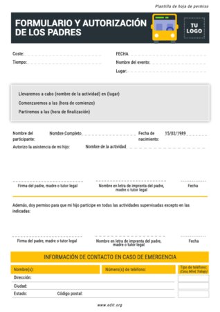 Edita una plantilla A4