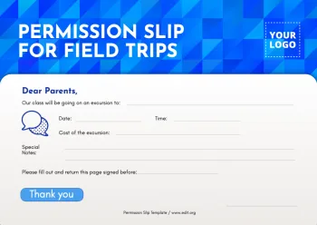 Edit a Permission Slip sample