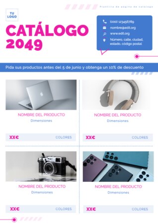 Edita una plantilla A4