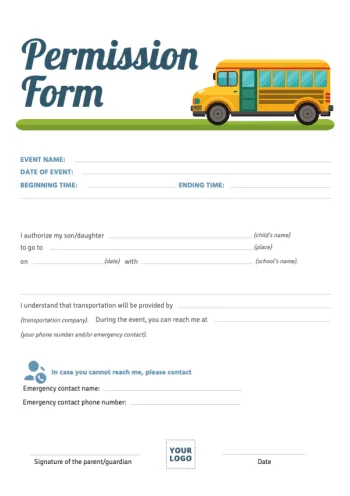 Edit a Permission Slip sample