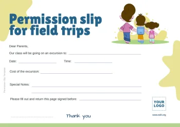 Edit a Permission Slip sample