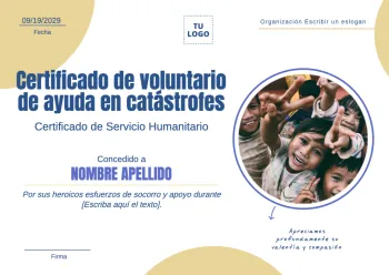 Edita un Diploma Voluntariado