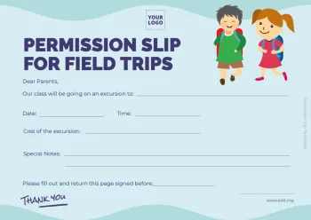 Edit a Permission Slip sample