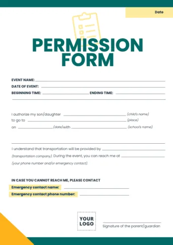 Edit a Permission Slip sample