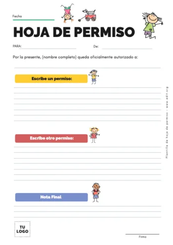 Edita una plantilla de Autorización