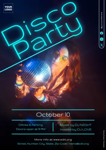 Éditez une affiche pour votre événement