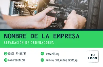 Edita una tarjeta de visita