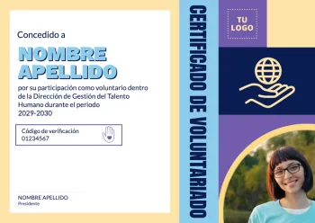 Edita un Diploma Voluntariado