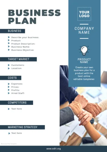 Edit a business plan outline