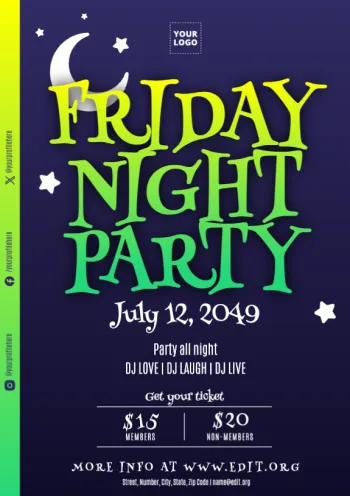 Éditez une affiche pour votre événement