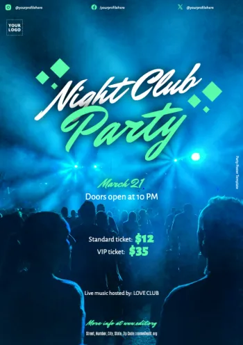 Éditez une affiche pour votre événement