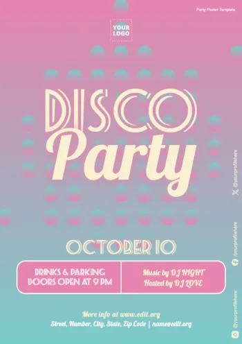 Éditez une affiche pour votre événement