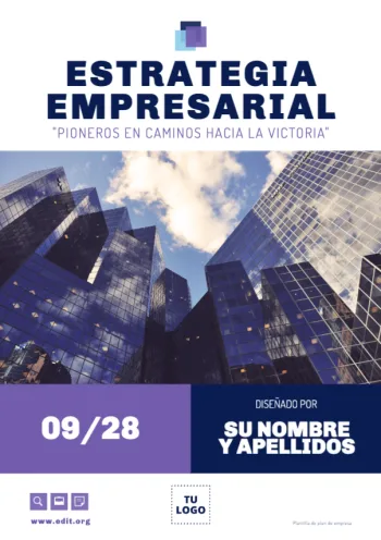 Edita un plan de negocio