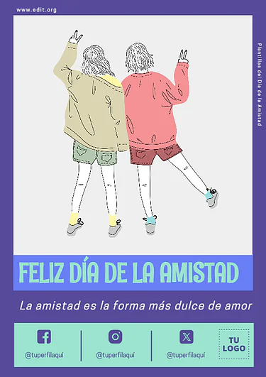 Edita una plantilla para redes sociales