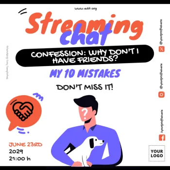 Bearbeite eine Tag der Freundschaft Vorlage