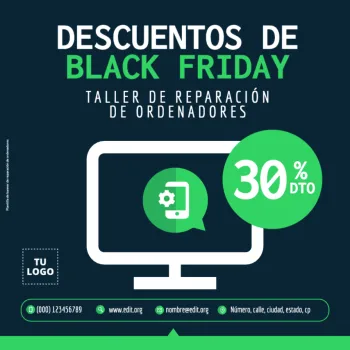 Edita tu plantilla de Black Friday