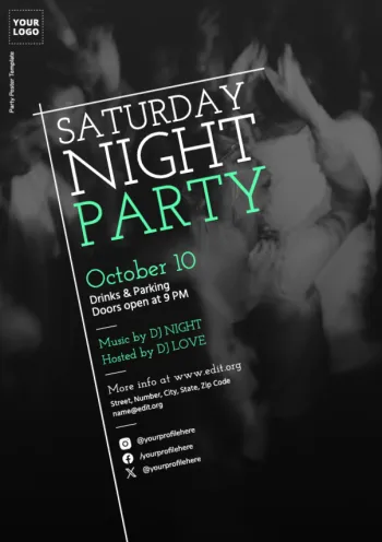 Éditez une affiche pour votre événement