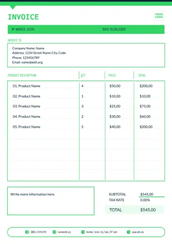 Modifica una fattura