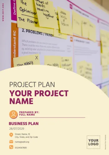 Edit a business plan outline