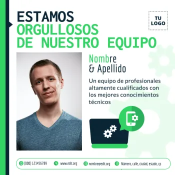 Edita un flyer de Reparación de PC