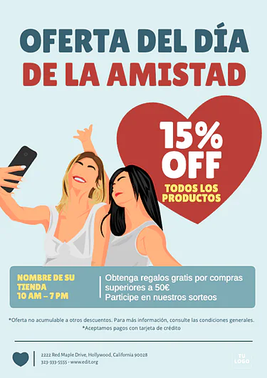 Edita una plantilla para redes sociales