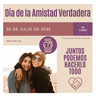 Edita un banner de la Amistad