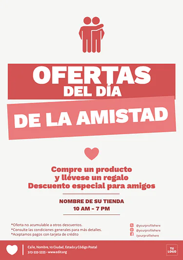 Edita una plantilla para redes sociales