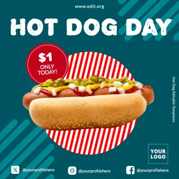 Edit a Hot Dog flyer