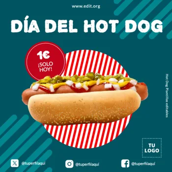 Edita un banner de Hot dogs