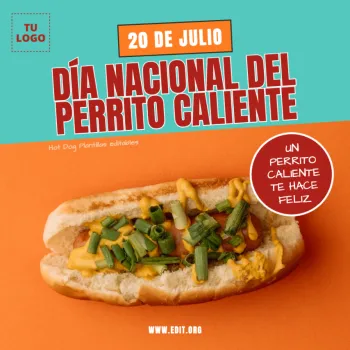 Edita un banner de Hot dogs