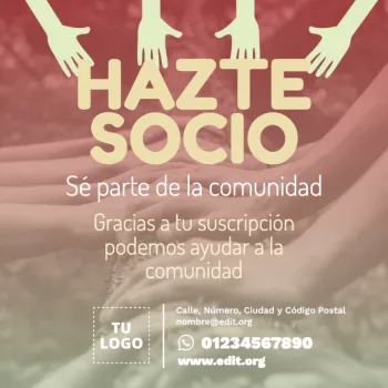 Editar una plantilla de Hazte Socio