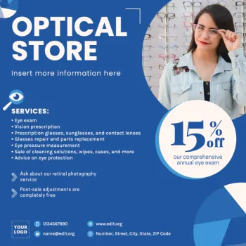 Edit an Optical Store banner
