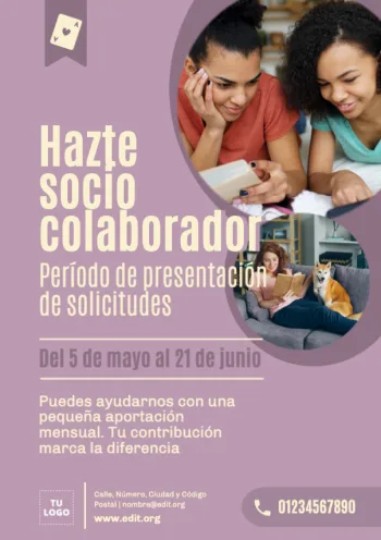 Editar una plantilla de Hazte Socio