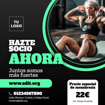 Editar una plantilla de Hazte Socio