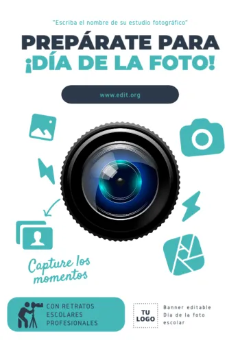 Edita una plantilla de Foto Escolar