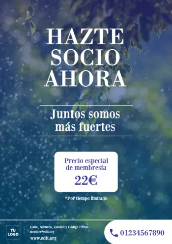 Editar una plantilla de Hazte Socio