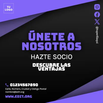 Editar una plantilla de Hazte Socio