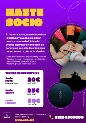 Editar una plantilla de Hazte Socio