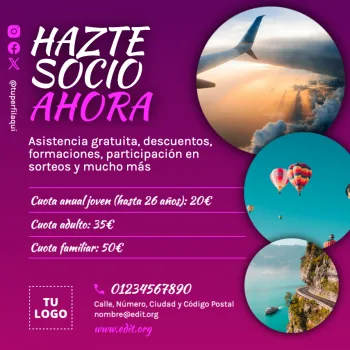 Editar una plantilla de Hazte Socio