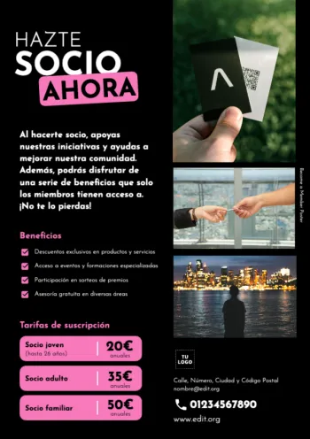 Editar una plantilla de Hazte Socio