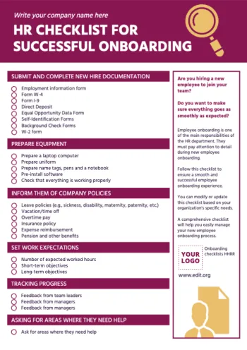 Edite uma lista de verificação