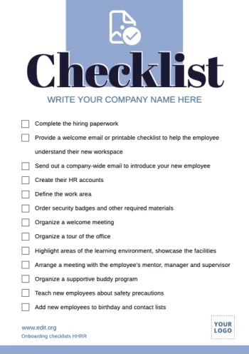 Bearbeite eine Checkliste